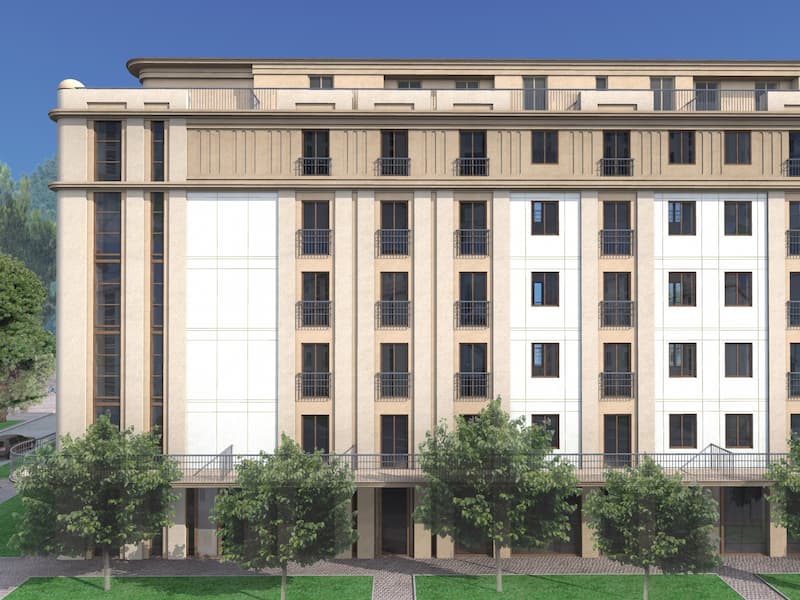 Koncepcja architektoniczna budynku przy ul. Senatorska w Krakowie